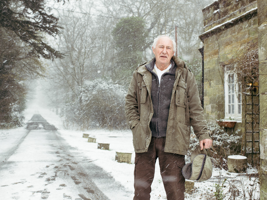 Photo Anatomy of an English country estate. Bob who lives in the old lodgehouse at the bottom of the drive.