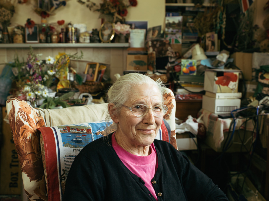 Photo Anatomy of an English country estate. Anne Haines who lives in the village.