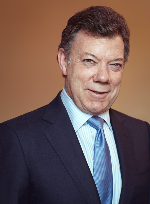Photo Juan Manuel Santos President of Colombia, Monocle Magazine